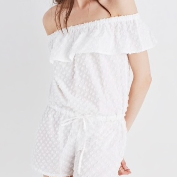Madewell Dresses & Skirts - Madewell White Romper Size XL